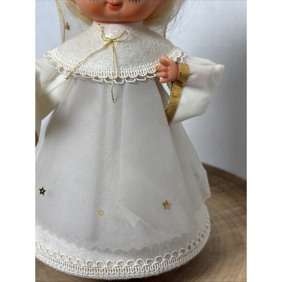 VTG 1960s Spinning Rotating Musical Angel Decor Collectible Japan Silent Night - Picture 4 of 8